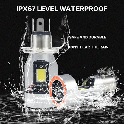 LumenEdge H4 AE – Lampadina LED H4 con Angel Eye integrato