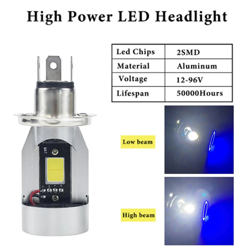 LumenEdge H4 AE – Lampadina LED H4 con Angel Eye integrato