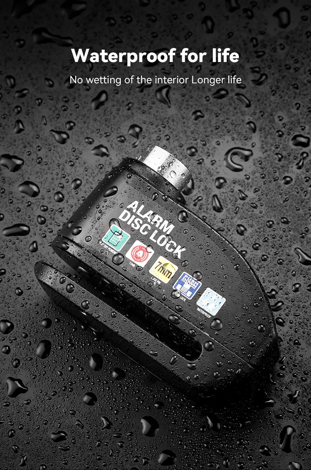 LockGuard – Bloccadisco con Antifurto Integrato