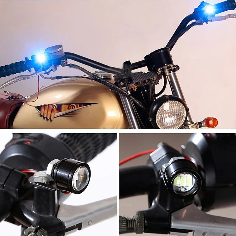 GlowDot LED – Mini luci rotonde decorative e funzionali per moto