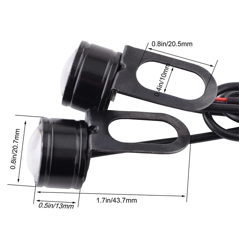 GlowDot LED – Mini luci rotonde decorative e funzionali per moto