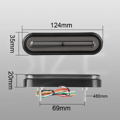 CoreBeam X – Faro posteriore con frecce LED integrate