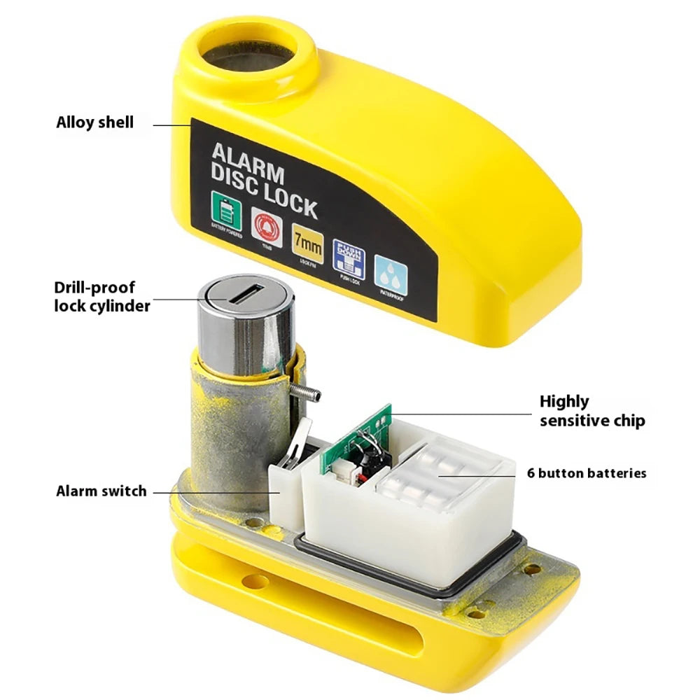 LockGuard – Bloccadisco con Antifurto Integrato