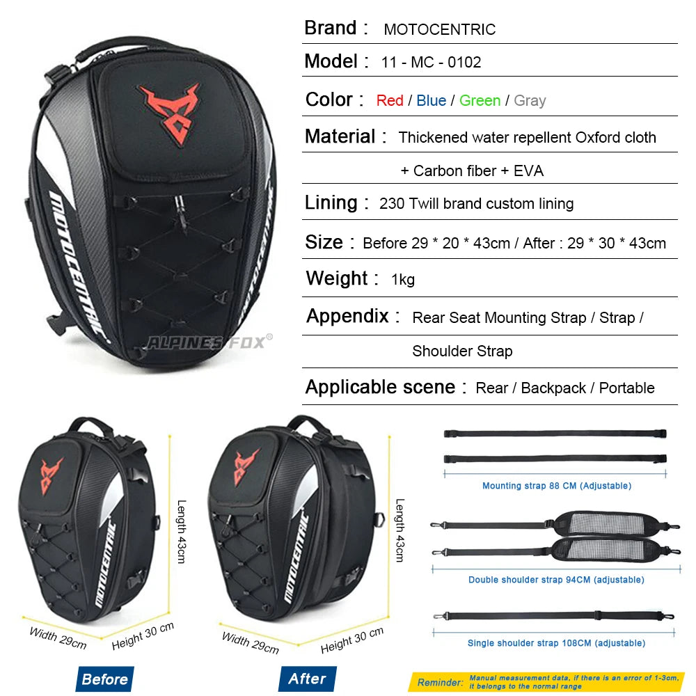 MotoPack – Borsa da Moto Multifunzionale