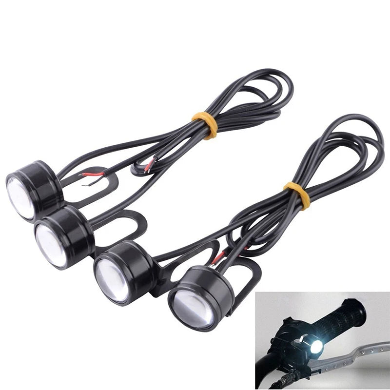 GlowDot LED – Mini luci rotonde decorative e funzionali per moto